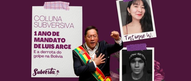 Card colorido, fundo roxo. Na parte superior o texto 