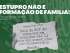 Fundo verde translúcido com as palavras de ordem "Justiça reprodutiva salva vidas". Na parte de cima tem o título do texto e a foto de um flyer com a frase "Criança não é mãe. Mais de 85% do estupros em crianças até 13 anos são cometidos por conhecidos."